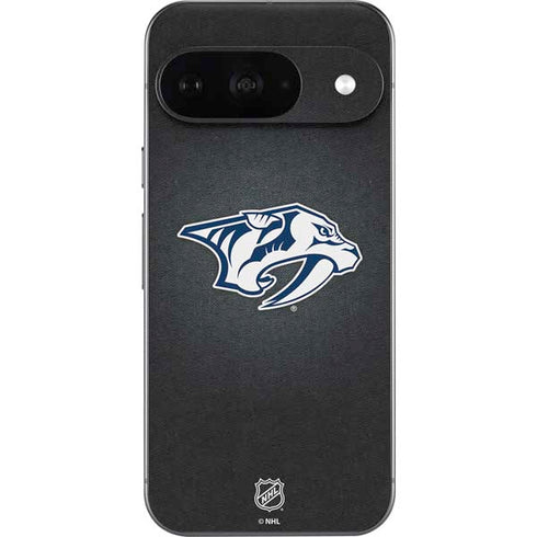 NHL Nashville Predators Black Background Google Pixel 9 Skin